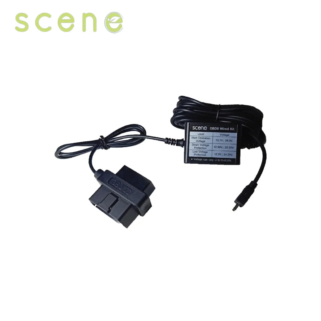 ชุด OBD ll สำหรับกล้องติดรถยนต์ SCENE