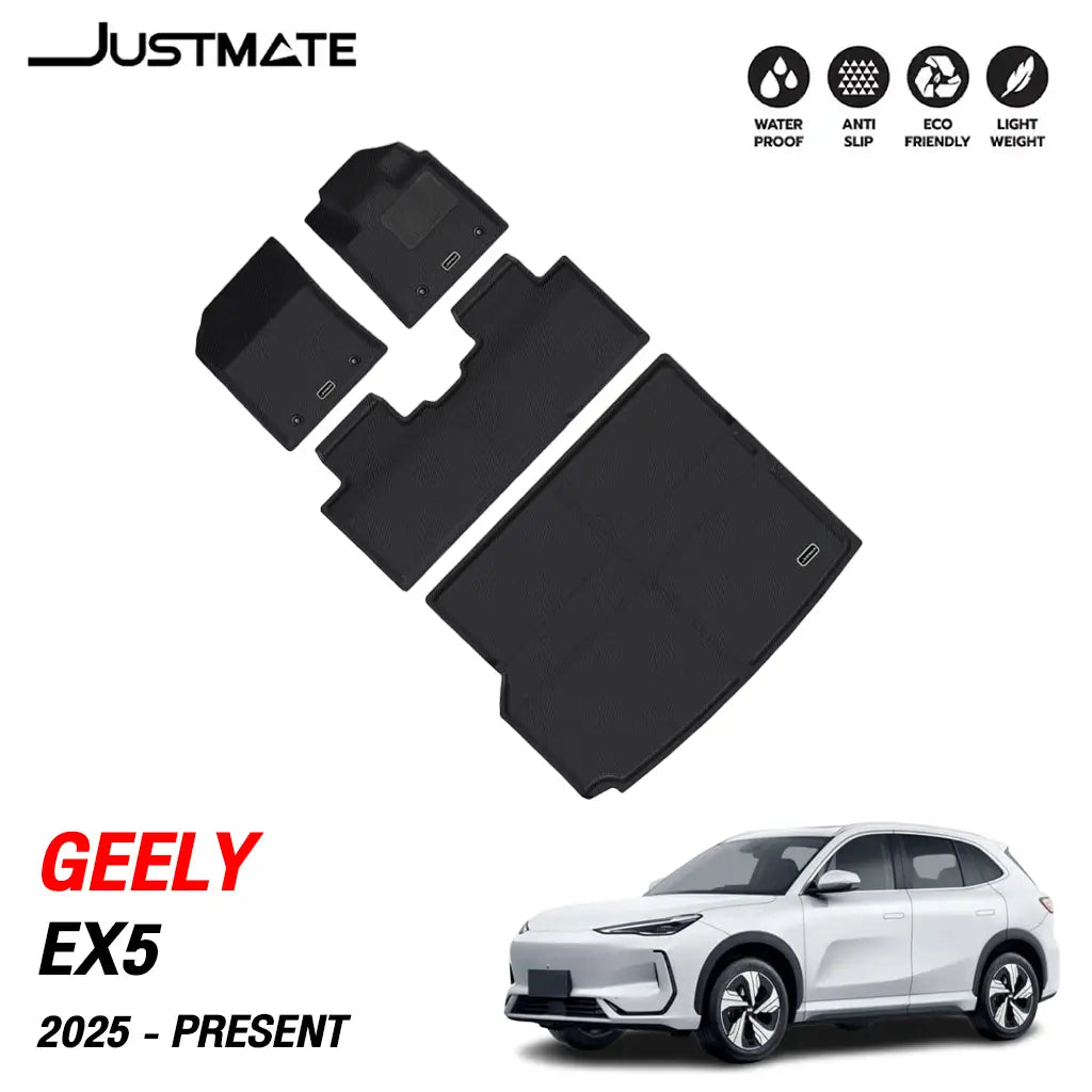 พรมรถยนต์ JUSTMATE GEELY EX5 ปี2025 - ภายใน+ถาดท้าย