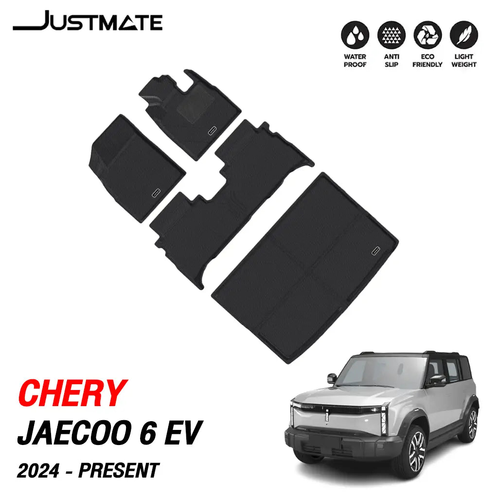 พรมรถยนต์ JUSTMATE JAECOO 6 EV ปี2024-PRESENT - ภายใน+ถาดท้าย