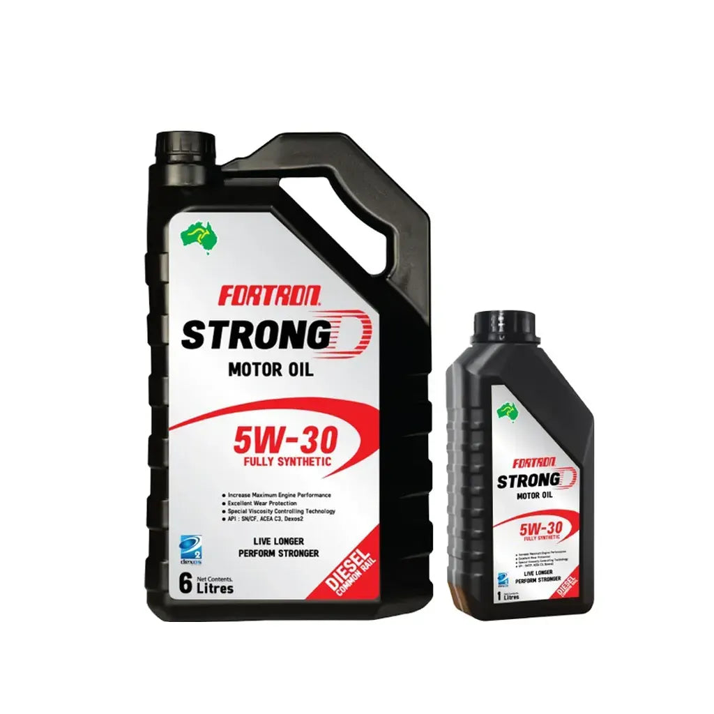 น้ำมันเครื่องสังเคราะห์แท้Fortron 5W-30 ดีเซล/คอมมอนเรล 7ลิตร