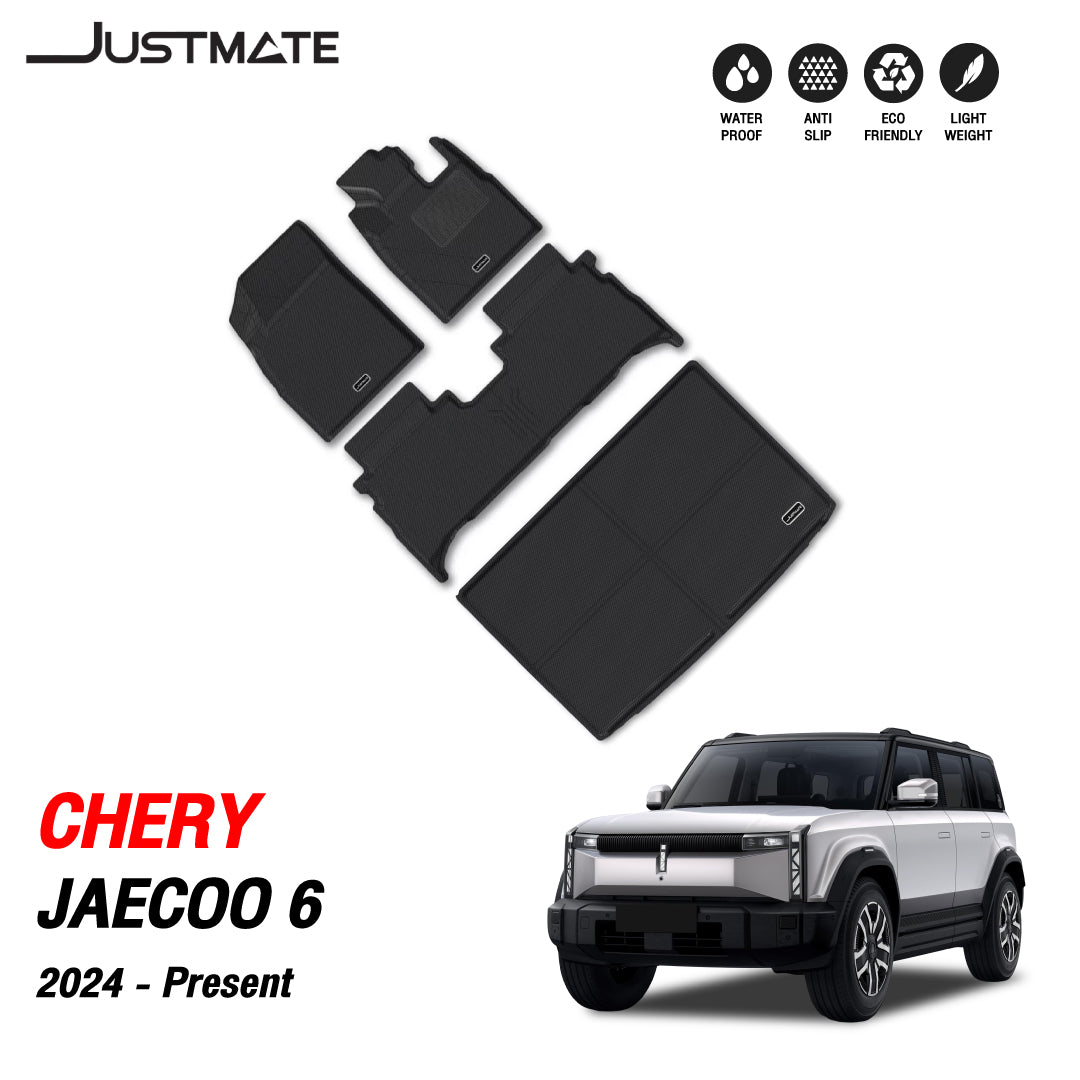 พรมรถยนต์ Justmate Chery Jaecoo 6 EV / REEV 2024 (ภายใน+ถาดท้าย)