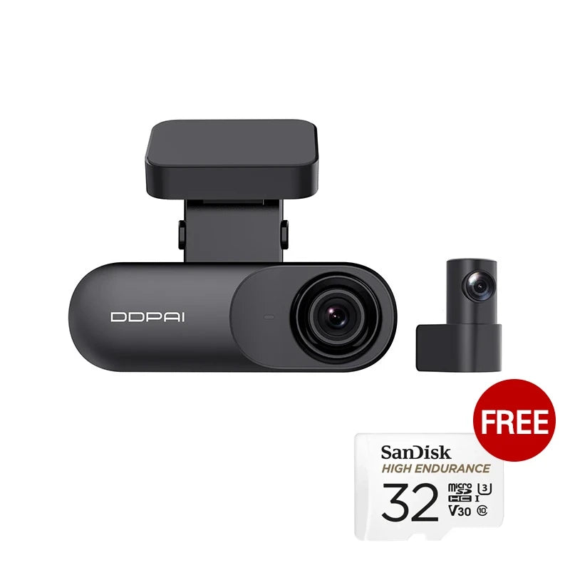 กล้องติดรถยนต์ DDPAI N3 Pro GPS กล้องหน้า+หลัง
