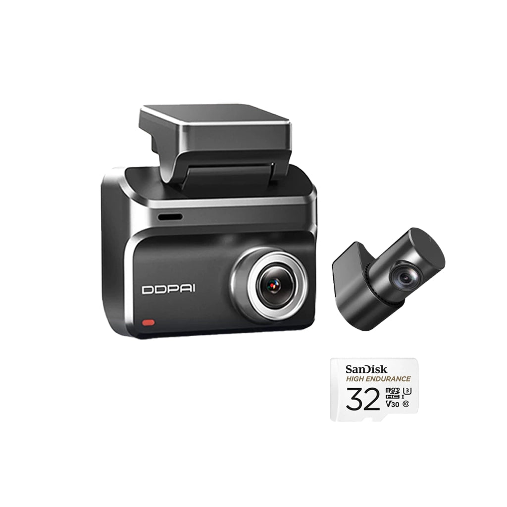 กล้องติดรถยนต์ DDPAI Z50 Pro Dual GPS กล้องหน้า+หลัง