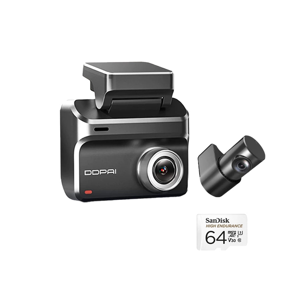 กล้องติดรถยนต์ DDPAI Z50 Pro Dual GPS กล้องหน้า+หลัง