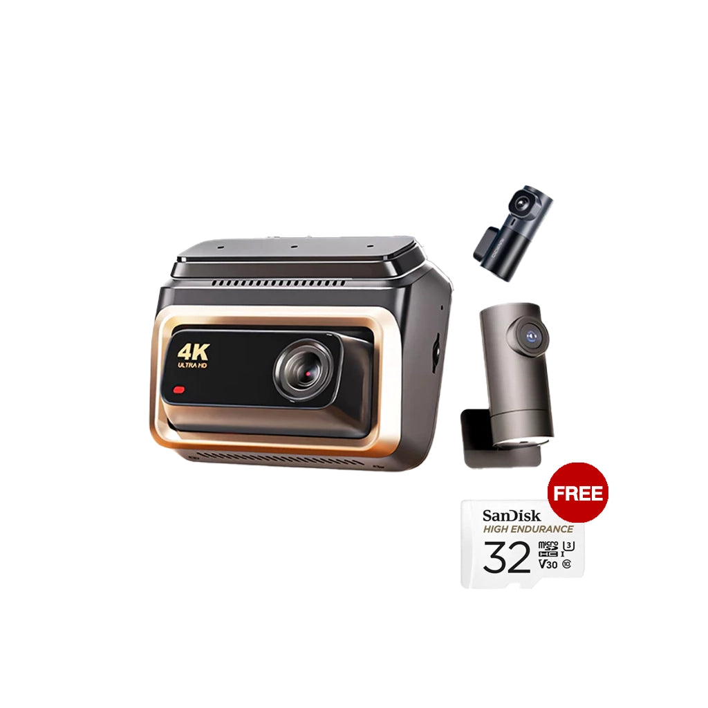 กล้องติดรถยนต์ DDPAI Z60 Pro GPS Dual 3CH กล้องหน้า+หลัง แถมเมม 32GB