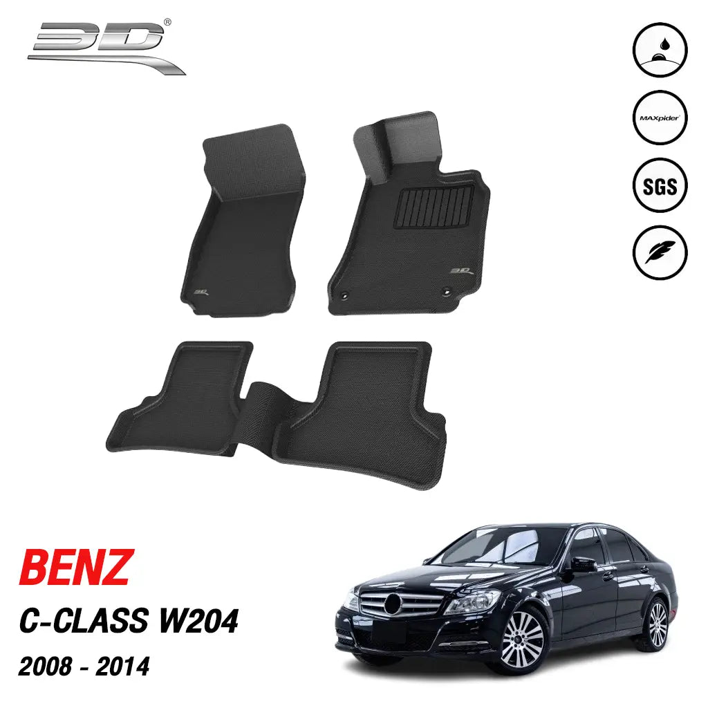 พรมรถยนต์ BENZ C-CLASS W204 ปี2008-2014 - พรมภายใน