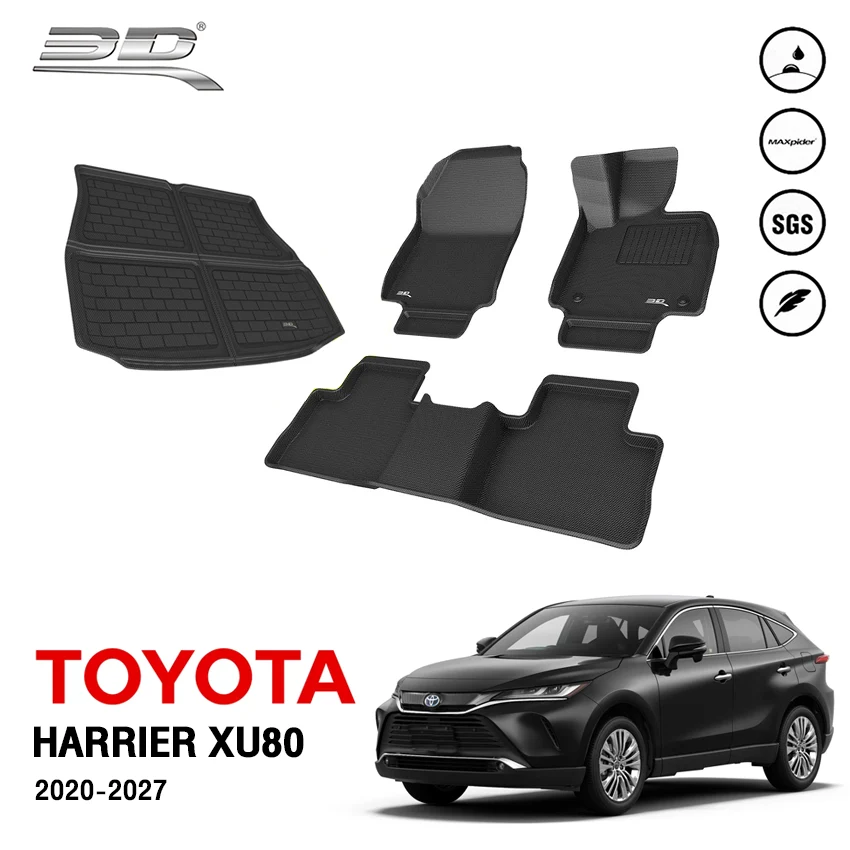 พรมรถยนต์ ครบเซ็ต TOYOTA HARRIER XU80 ปี 2020-2027