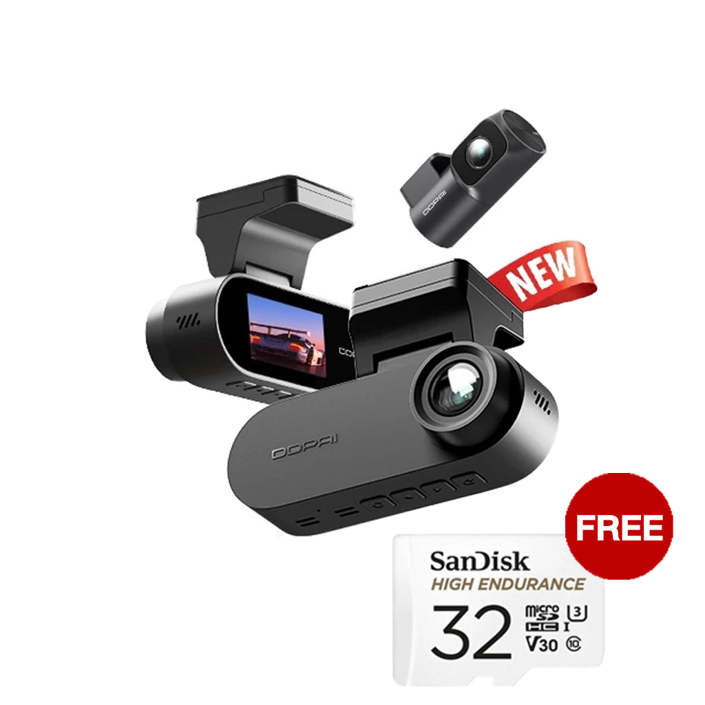 กล้องติดรถยนต์ DDPAI N2 DUAL แถมเมม 32 GB