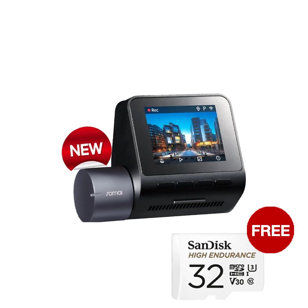 กล้องติดรถยนต์ 70MAI A410-1 กล้องหน้า+หลัง แถมเมม 32GB