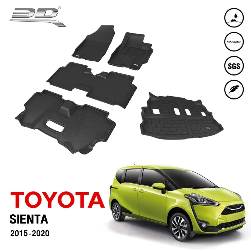 พรมรถยนต์ ครบเซ็ต TOYOTA SIENTA ปี 2015-2020