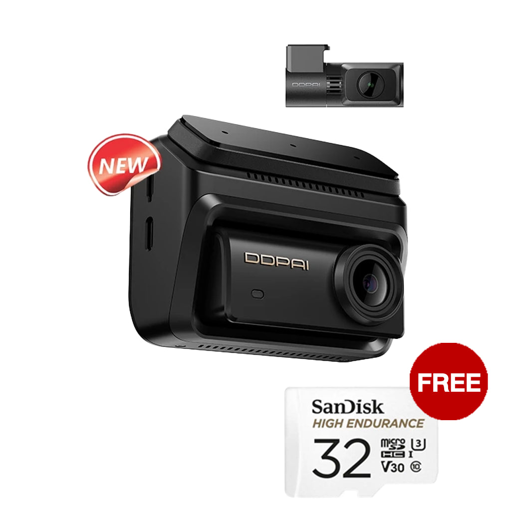 กล้องติดรถยนต์ DDPAI Z90 3CH แถมเมม 32GB