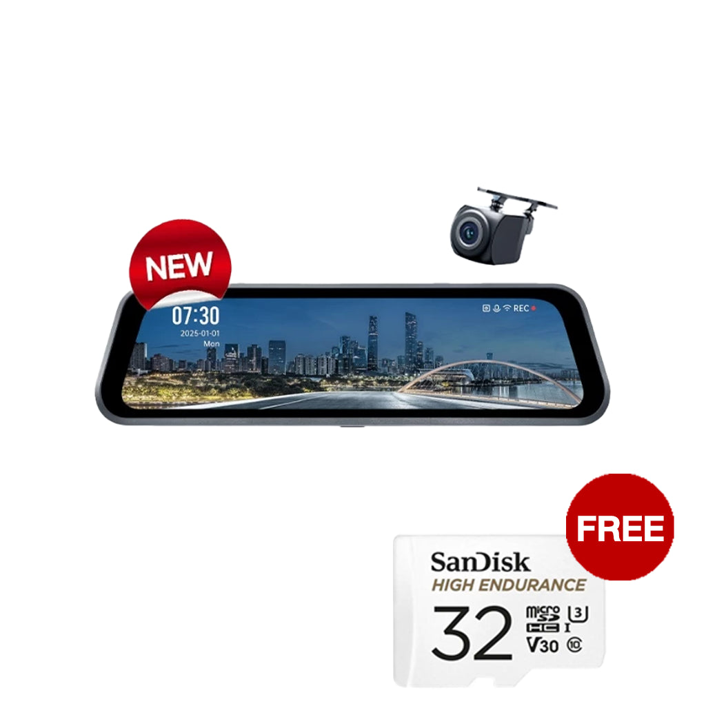 กล้องติดรถยนต์ 70MAI S410 กล้องหน้า+หลัง แถมเมม 32GB