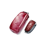 เคสกุญแจใส ขอบเงิน Audi A6/A3/Q2L/Q3/Q7/A1/A4