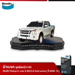 ผ้าเบรค ISUZU Pickup D-Max 2.5 Di / 3.0 Gold series, Platinum (ปี2008-10)