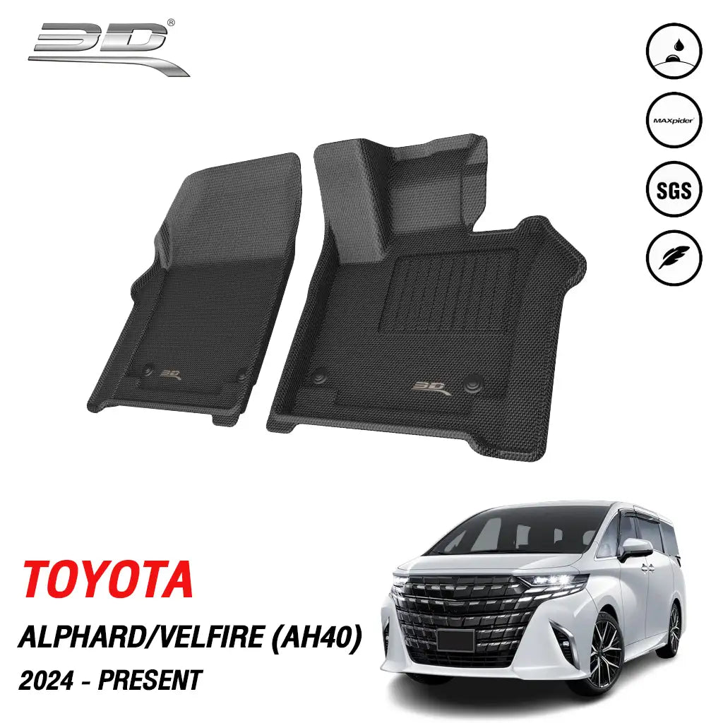 พรมรถยนต์ TOYOTA ALPHARD/VELFIRE (AH40) 2024-Present เฉพาะคู่หน้า