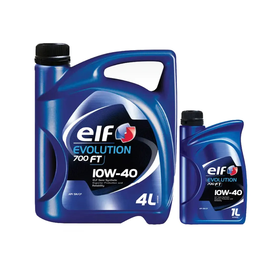 น้ำมันเครื่องยนต์เบนซิน ELF EVOLUTION 700 FT 10W-40 4+1ลิตร
