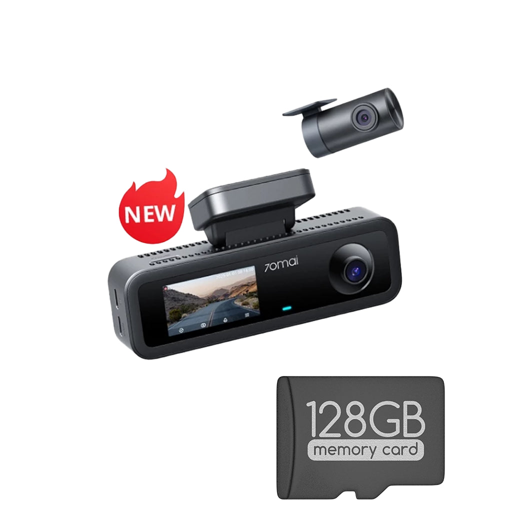 กล้องติดรถยนต์ 3 กล้อง 70MAI T400-1