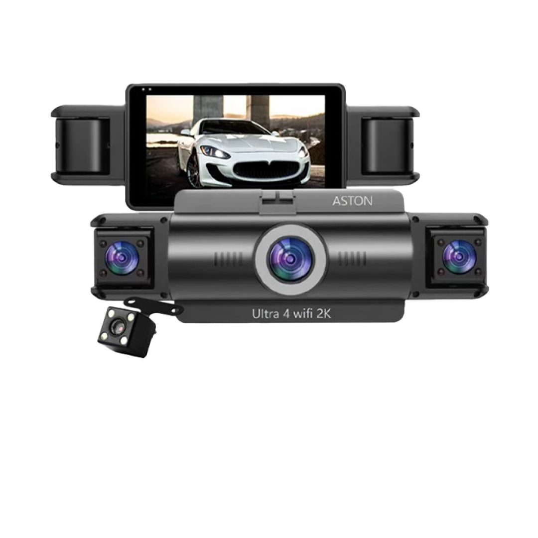 กล้องติดรถยนต์ 4 กล้อง Aston Ultra 4 Wifi 2K