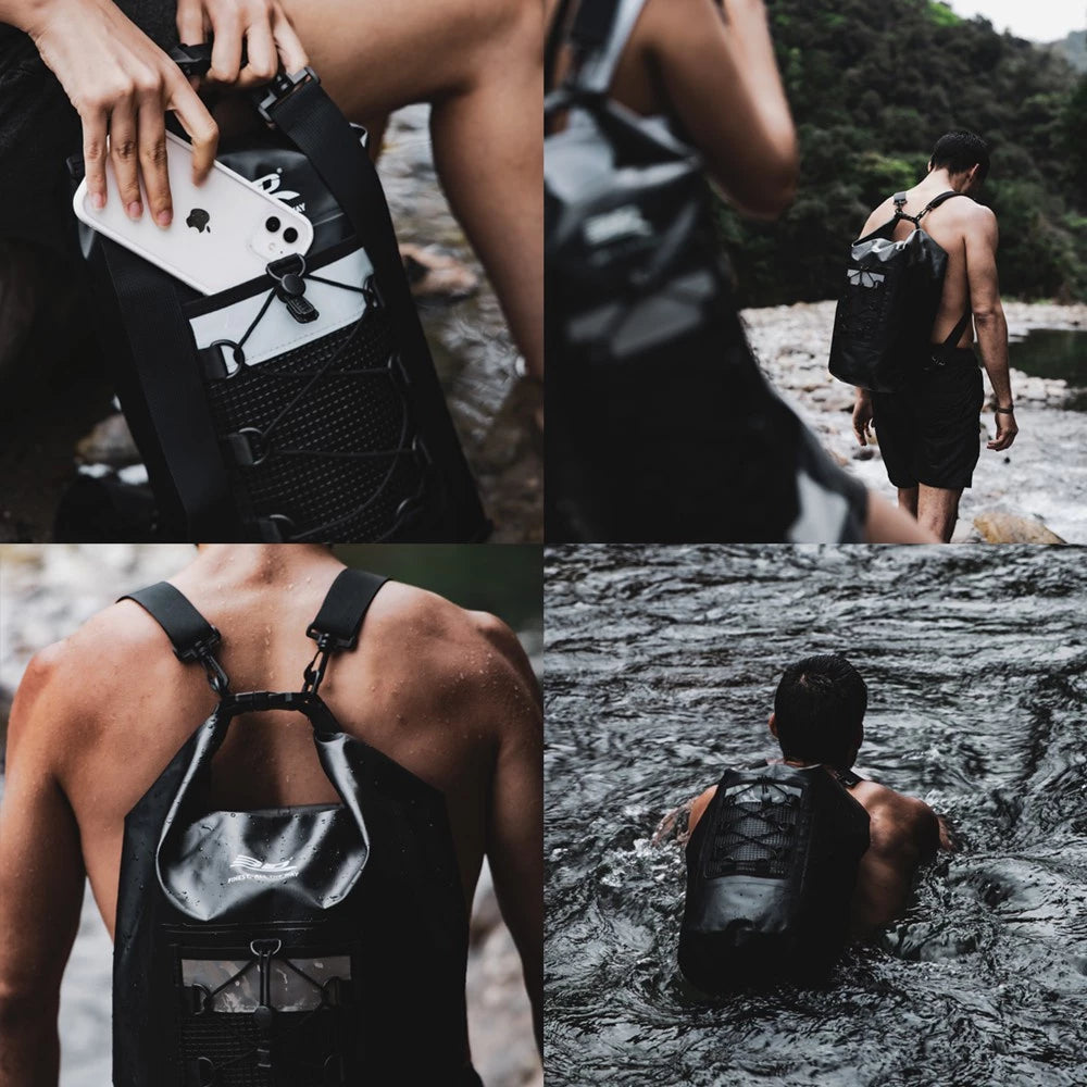 กระเป๋ากันน้ำ 3D WATERPROOF DRY BAG 20L (Black)