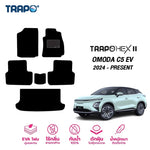 พรมรถยนต์ TRAPO HEX OMODA C5 EV ปี2024-PRESENT พรมภายใน+ถาดท้าย