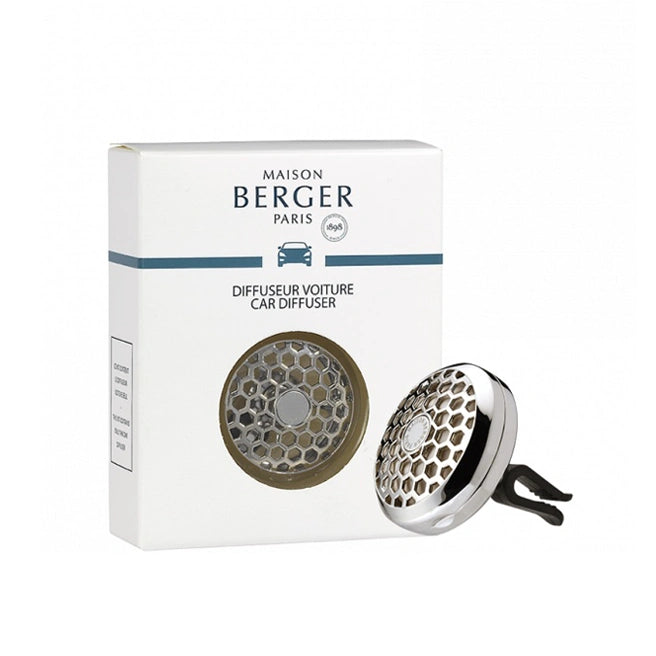ตัวครอบน้ำหอมสำหรับรถยนต์MaisonBergerParis คลิปโลหะHoney chrome