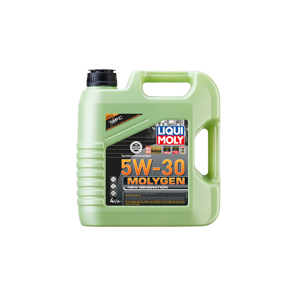 Liqui Moly 5w-30 MolyGen สำหรับเครื่องยนต์เบนซิน Additive ต้านแรงเสียดทานพิเศษ ขนาด 4 ลิตร (เบนซิน)