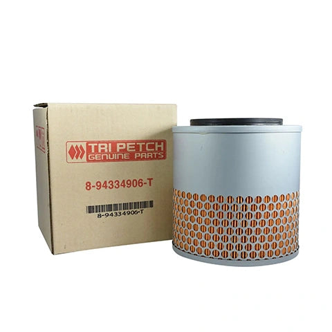 กรองอากาศ TFR 91-02 2.5D 4JA1 แท้ห้างISUZU(ตรีเพชร) (ตูดตัน)ตาข่าย(ทึบ) (8-94334906-T)