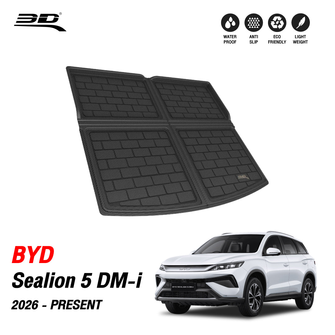 ถาดท้ายรถยนต์ 3D Mats BYD Sealion 5 DM-i 2026