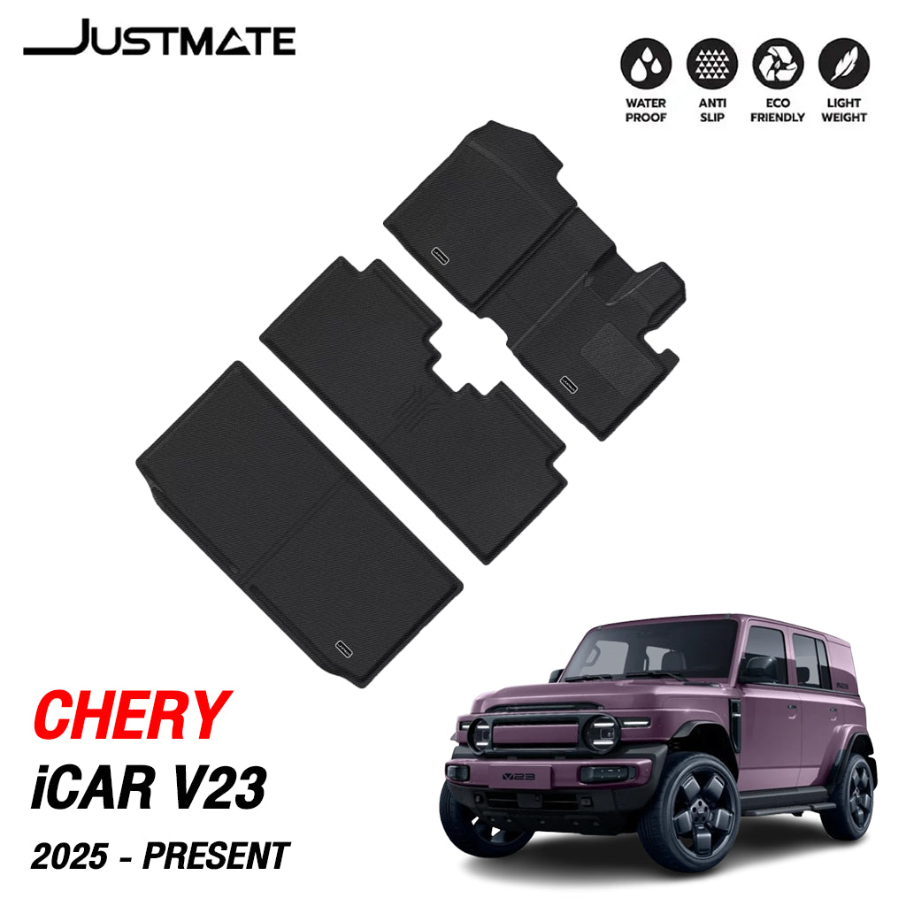 พรมรถยนต์ Justmate Chery icar V23 2025 (ภายใน+ถาดท้าย)