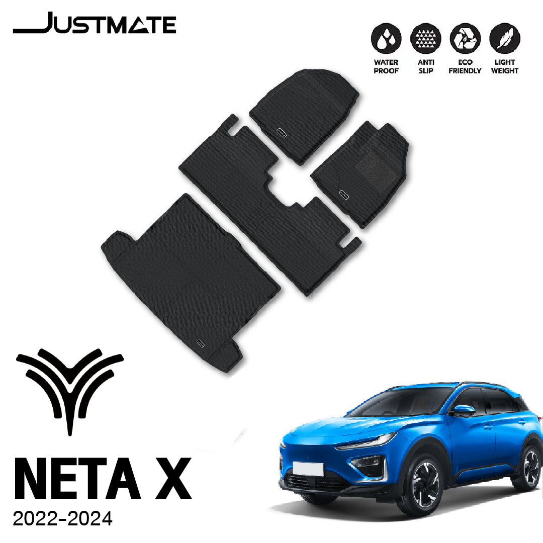 พรมรถยนต์ NETA X 2024 ภายใน+ถาดท้าย