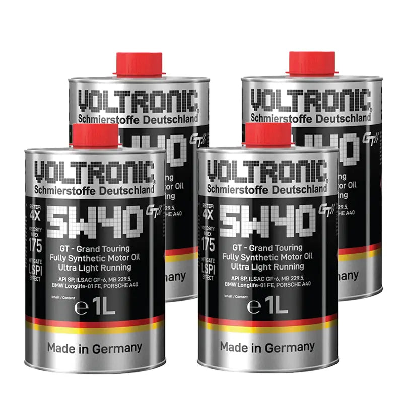 น้ำมันเครื่อง 5W40 GT FULLY SYN MOTOR OIL 1ลิตร (4ชิ้น)