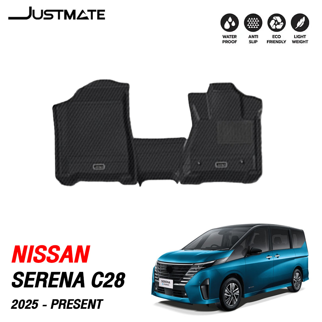 พรมรถยนต์ JUSTMATE NISSAN SERNA E-POWER C28 ปี2025 -เฉพาะคู่หน้า