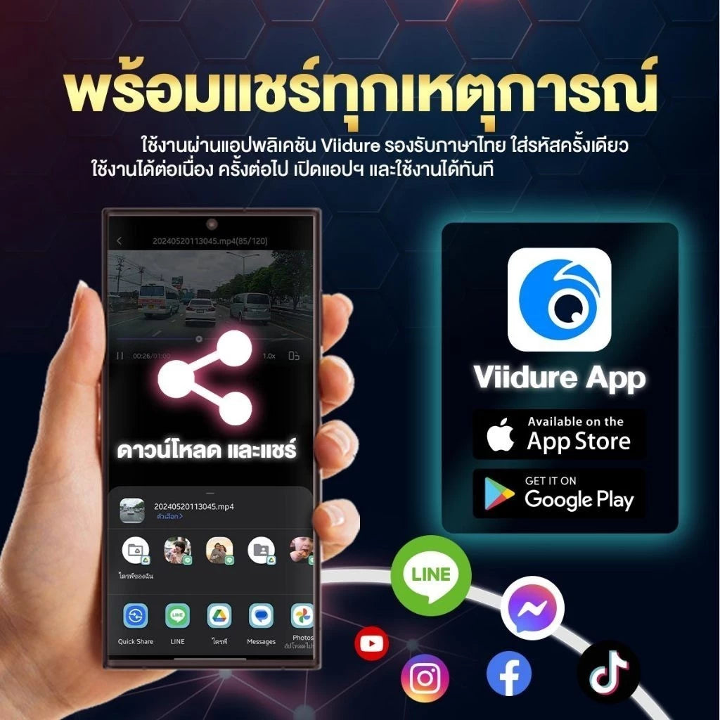 กล้องติดรถยนต์ Aston Creator เฉพาะกล้องหน้า