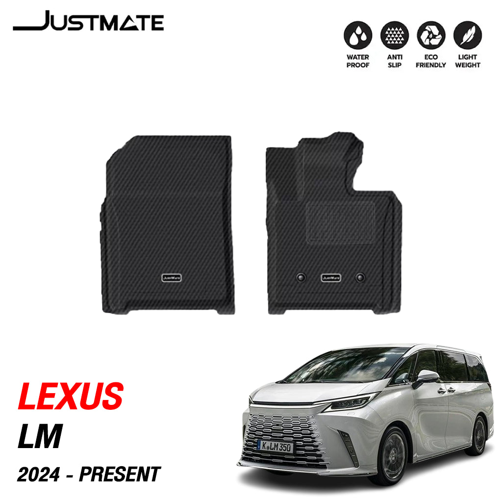 พรมรถยนต์ JUSTMATE LEXUS LM ปี2024 - PRESENT -เฉพาะคู่หน้า