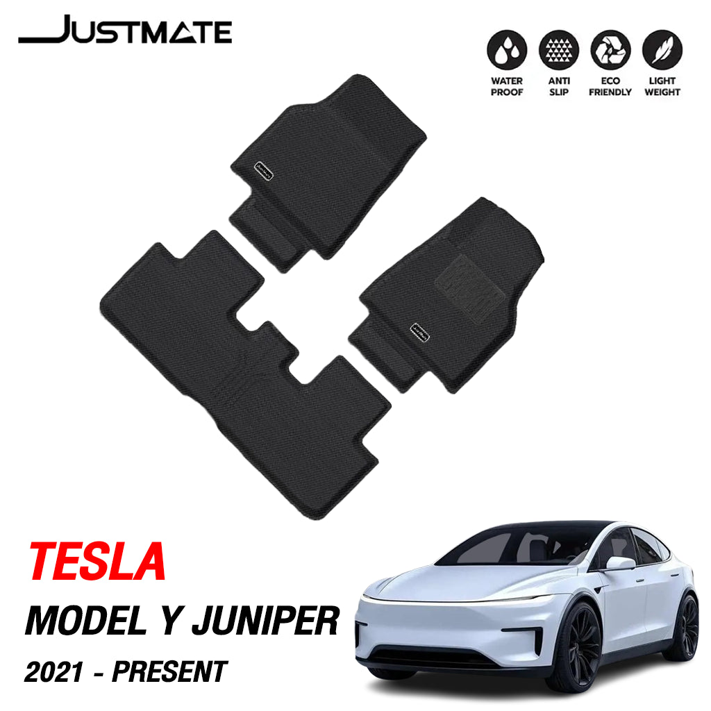 พรมรถยนต์ JUSTMATE TESLA MODEL Y JUNIPER ปี2021 - PRESENT - ภายใน