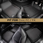 พรมรถยนต์ HONDA CIVIC 10 FC/FK 2016-2021   - 3 ชิ้น