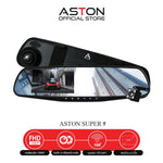 กล้องติดรถยนต์ ASTON Super 9 กล้องหน้า+หลัง