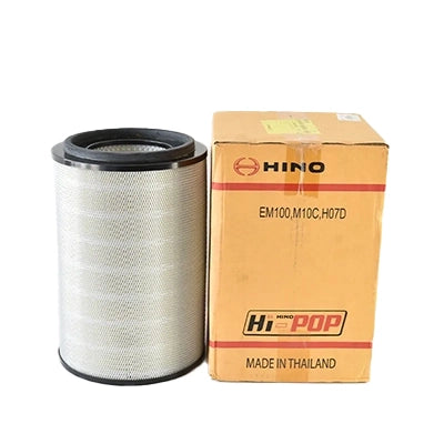 กรองอากาศ สิงห์ไฮเทค 92- H07D แท้ห้าง HINO(POP) นอก (17801-2850P)