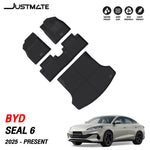 พรมรถยนต์ JUSTMATE BYD SEAL 6 ปี2025 - PERSENT- ภายใน+ถาดท้าย