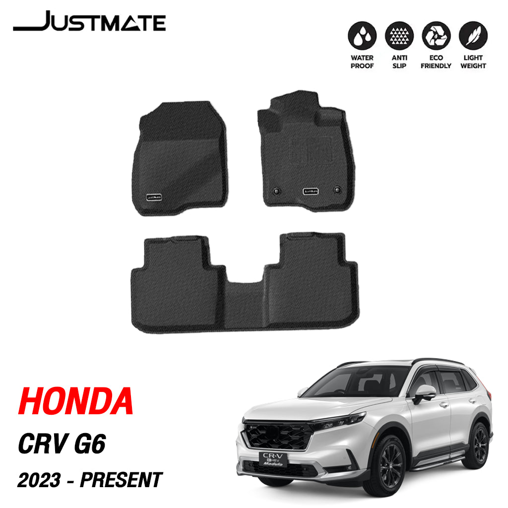 พรมรถยนต์ JUSTMATE HONDA CRV G6 ปี2023 - 2026 5 Seat เฉพาะภายใน