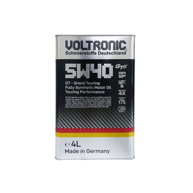 น้ำมันเครื่องสังเคราะห์แท้ 5W40 GT FULLY SYN MOTOR OIL 4ลิตร