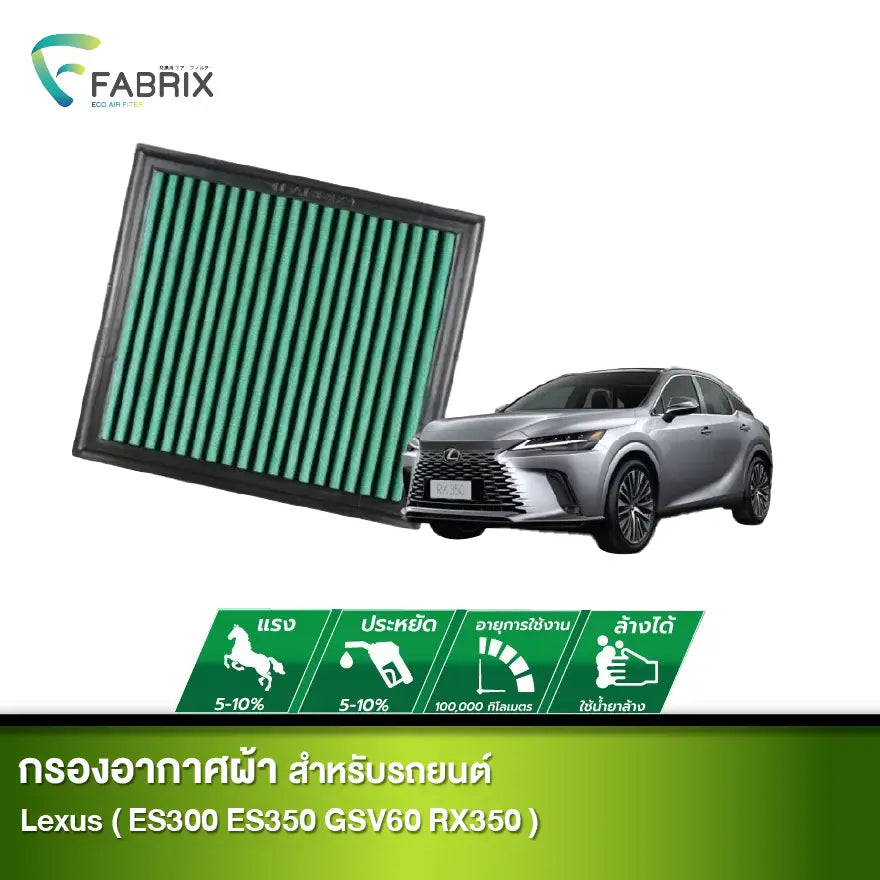 กรองอากาศรถยนต์ Lexus (ES300 ES350 GSV60 RX350)