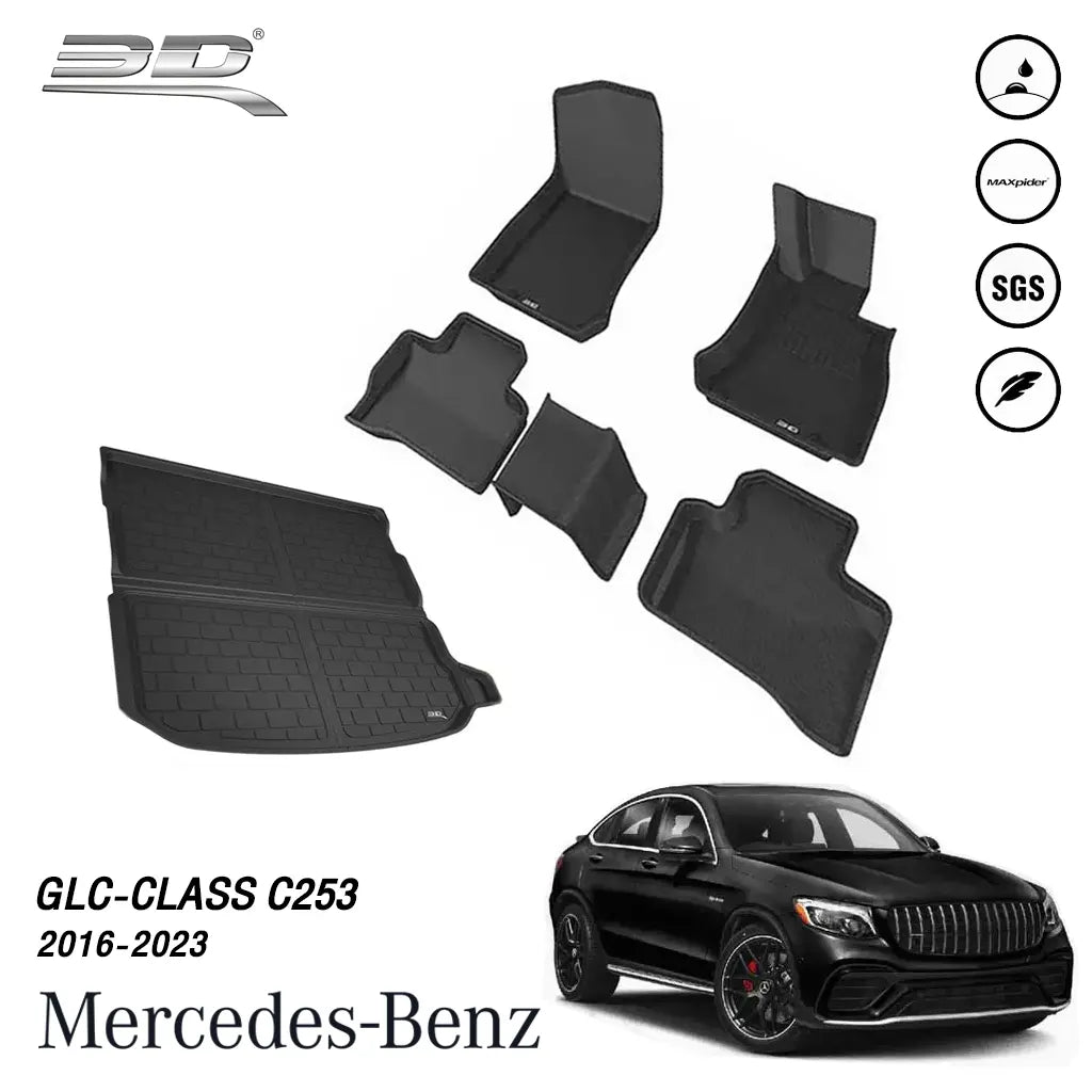 พรมรถยนต์ ครบเซ็ต BENZ GLC COUPE C253 ปี 2016-2023