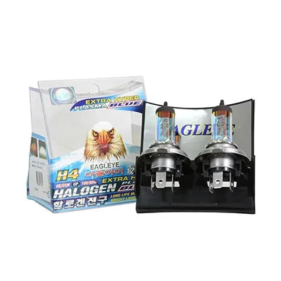 หลอดไฟหน้า Eagleye H4 12V 60/55W สีฟ้า (EE000994)
