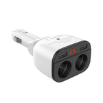 หัวจุดบุหรี่ 2 หัว + USB 2 ช่อง