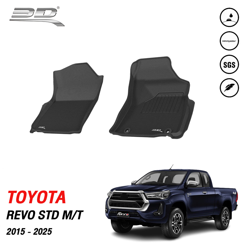 พรมรถยนต์ TOYOTA REVO STD MT ปี2015-2025 -เฉพาะคู่หน้า