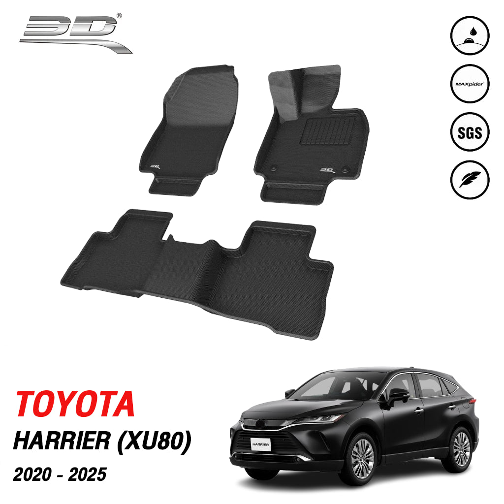 พรมรถยนต์ TOYOTA HARRIER (XU80) ปี2020-2025 (2.5 Plug-in hybrid)