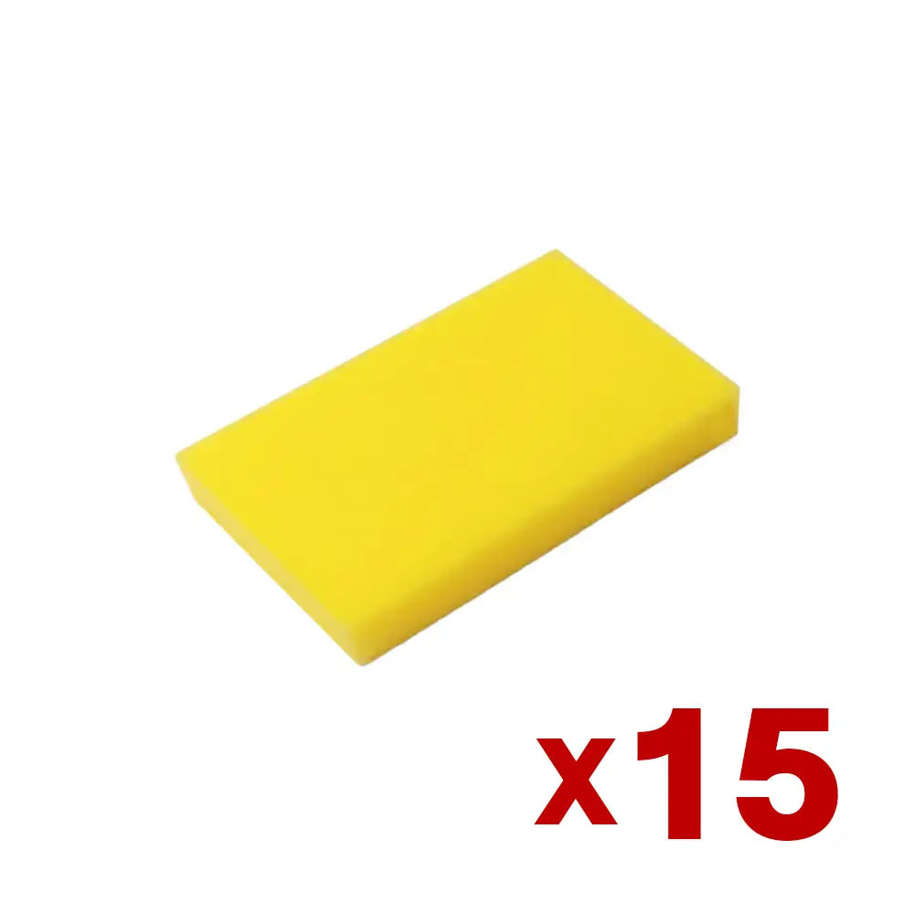 ฟองน้ำเคลือบเบาะ เคลือบสี ( ขนาด 7 x 11 x 1.8 ซม. ) Carlack Sponge