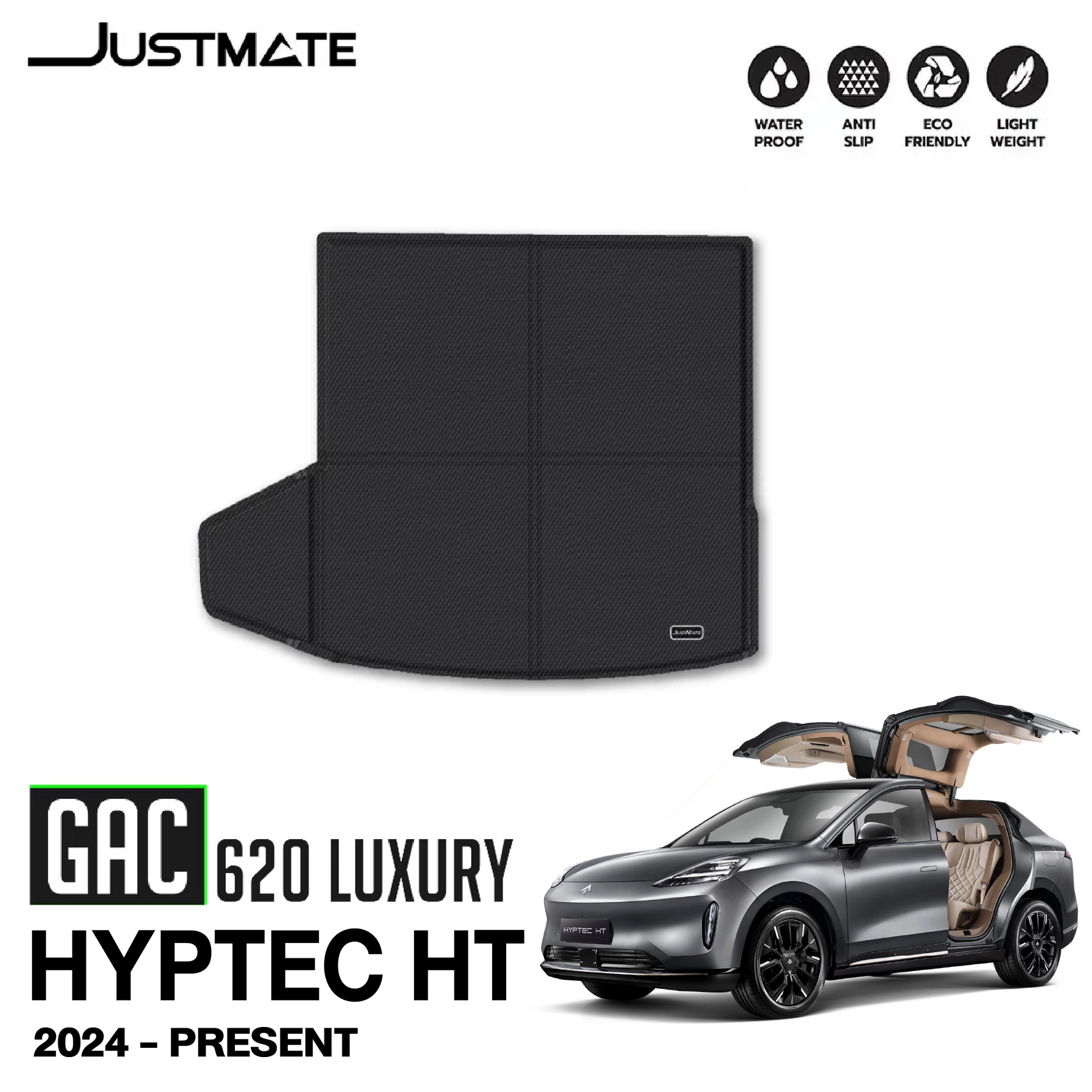พรมรถยนต์ GAC AION HYPTEC HT 620 LUXURY (2024 - PRESENT) เฉพาะถาดท้าย