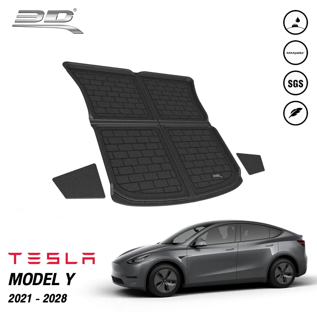 พรมรถยนต์ TESLA MODEL Y 2021-2028 ถาดท้าย
